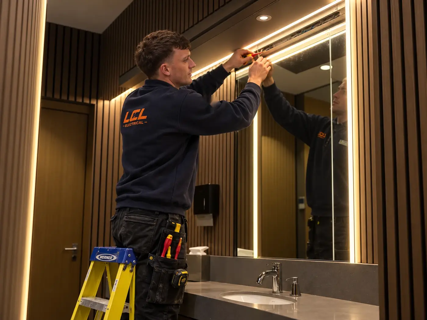 LED Mirror and Bathroom Lighting by LCL Electrical in Dublin