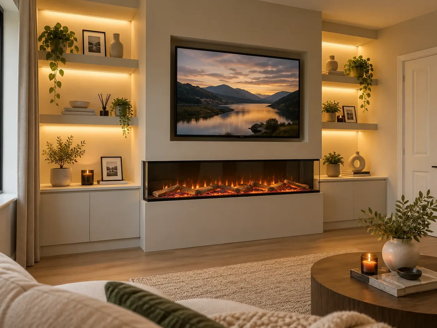 Media Wall Electrical Work by LCL Electrical in Dublin